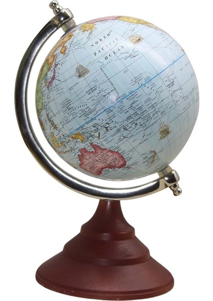 Dünya Küre Stantlı Dekoratif Döner World Globe SL339-F 26CM