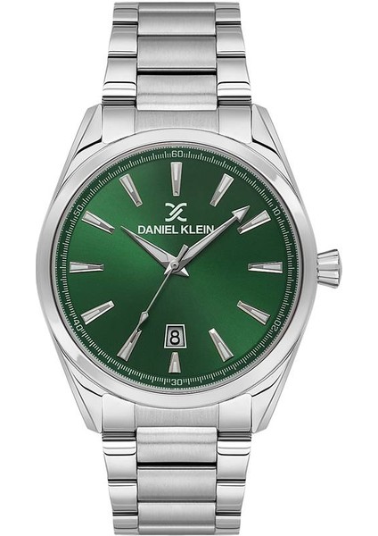 Fosforlu Orijinal Çelik Kordonlu Daniel Klein Erkek Kol Saati DK.1.13520.13