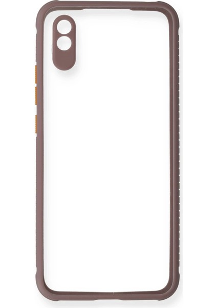 Xiaomi Redmi 9A Kılıf Miami Şeffaf Silikon - Açık Mor Arbkd fiyatları