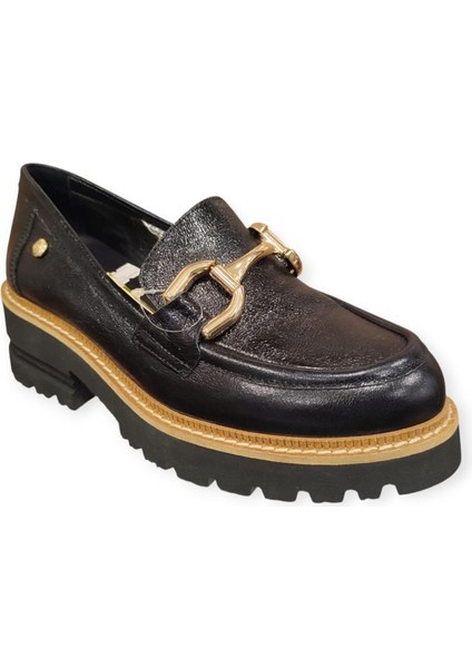 D25YA-3790 Topuklu Hafif Loafer Deri Kadın Ayakkabı fiyatları