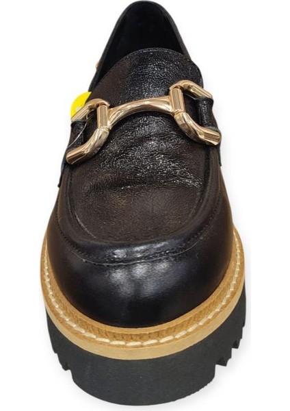 D25YA-3790 Topuklu Hafif Loafer Deri Kadın Ayakkabı fırsatları