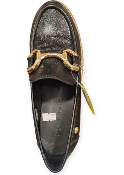 D25YA-3790 Topuklu Hafif Loafer Deri Kadın Ayakkabı indirimleri