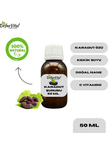 Karadut Şurubu 50 ml