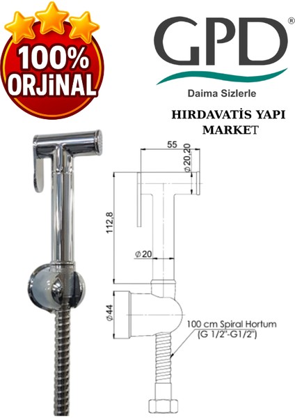 STS04 Sprey Taharet Seti (Redüksiyonsuz) modelleri