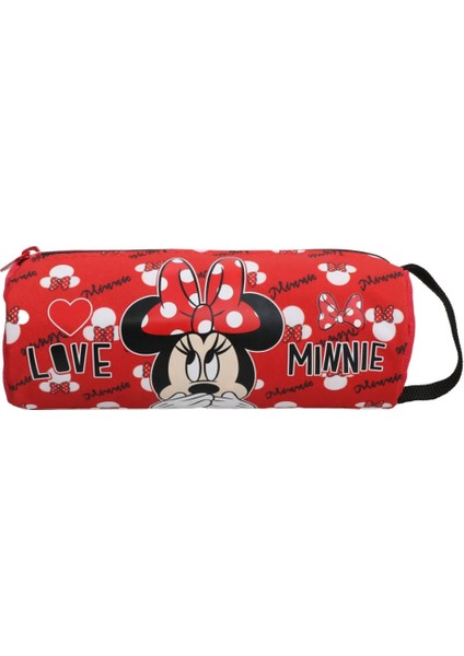 Lisanslı Mınnıe Mouse Ortopedik İlkokul Çantası ,beslenme Kabı ve Kalemlik Ilk Okul Seti