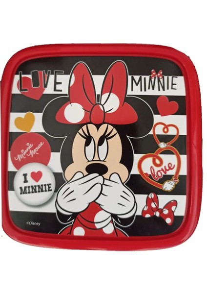 Lisanslı Mınnıe Mouse Ortopedik İlkokul Çantası ,beslenme Kabı ve Kalemlik Ilk Okul Seti
