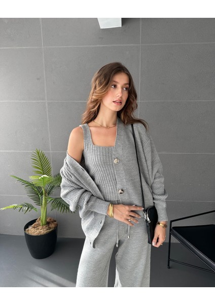 Artsviva Hırka-Bluz ve Pantolon Triko 3lü Takım fiyatları
