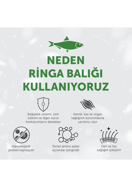 Nature's Protection Superior Care Kızıl/kahverengi Tüylü Kediler Için Tahılsız Ringa Balıklı Kedi Maması 400GR