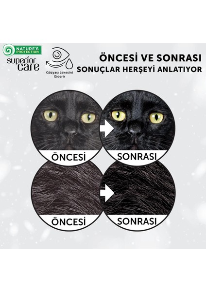 Nature's Protection Superior Care Siyah/Gri Tüylü Kediler Için Tahılsız Ringa Balıklı Kedi Maması 400GR indirimleri