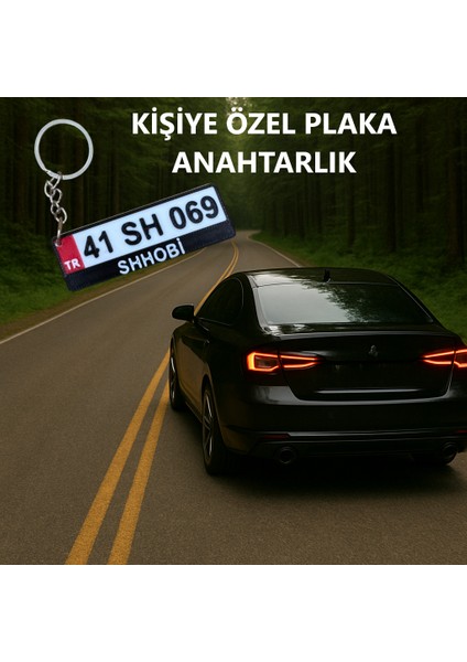 Kişiye Özel Isimli Araba Plakalık Anahtarlık - Hediyelik Kişiye Özel Tasarım