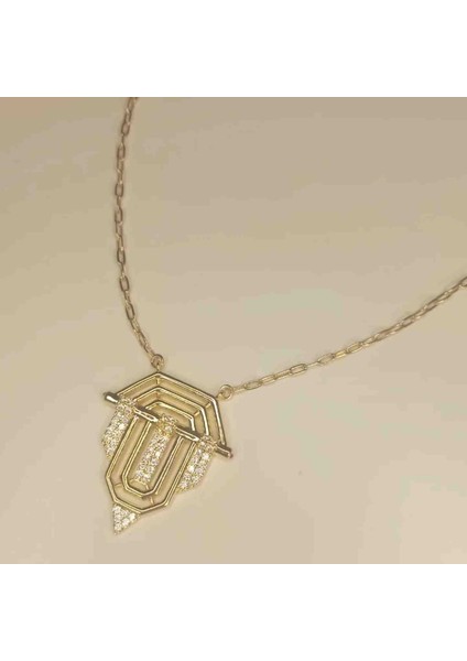 Özel Seri Zirkon Taşlı Leyla Kolye