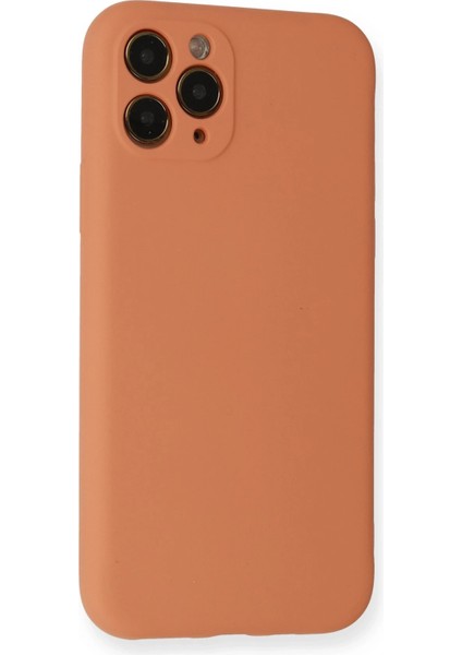 Iphone 11 Pro Kılıf Nano Içi Kadife Silikon - Mat Turuncu Arbkd modelleri