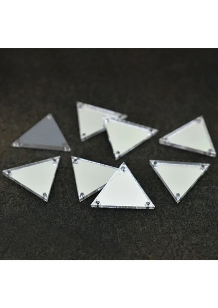 2cm 30 Adet Akrilik Kolyeni Kendin Yap Seti, Sarı Renk