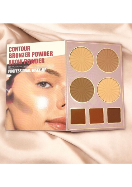 Makyaj Kitabı 5'li Palet Seti – Göz Farı, Ruj, Highlighter, Allık, fırsatları