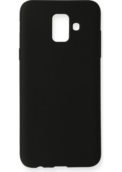Samsung Galaxy A6 2018 Kılıf First Silikon - Siyah - TOA4956-4694