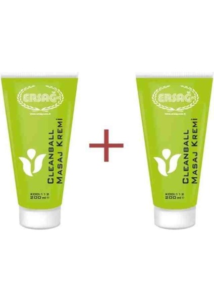 Cleanball Masaj Krem 200ML x 2 Adet
