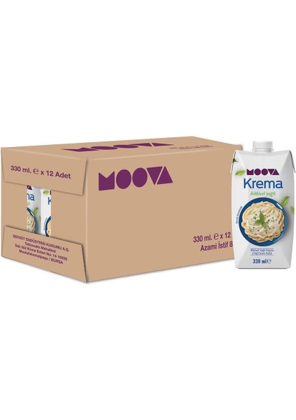 Moova 330 ml Bitkisel Krema
