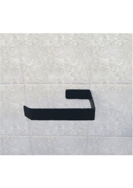 Mat Siyah Yapışkanlı Tuvalet Kağıtlık, Pratik ve Şık Tasarım fırsatları