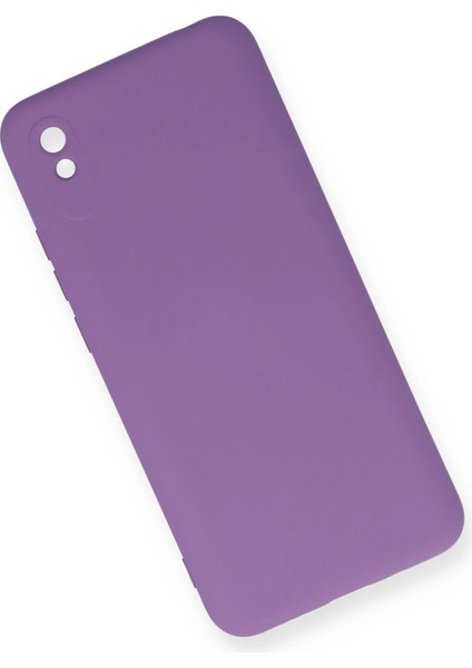 Xiaomi Redmi 9A Kılıf Nano Içi Kadife Silikon - Mor Arbkd fiyatları
