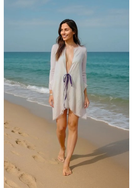 Tasarım Handmade Kimono Tarzı Plaj Pareo Tunik modelleri