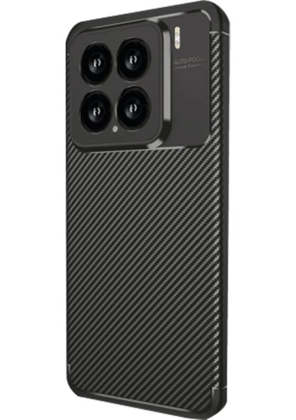 Xiaomi Mi 15 Kılıf Auto Focus Karbon Kapak - Siyah - TOA3480-7329