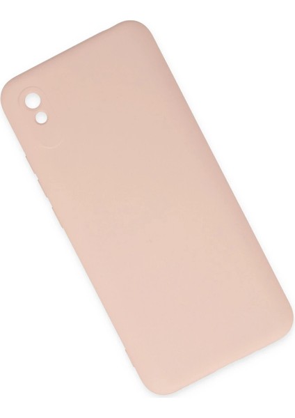 Xiaomi Redmi 9A Kılıf Nano Içi Kadife Silikon - Pudra Arbkd fiyatları