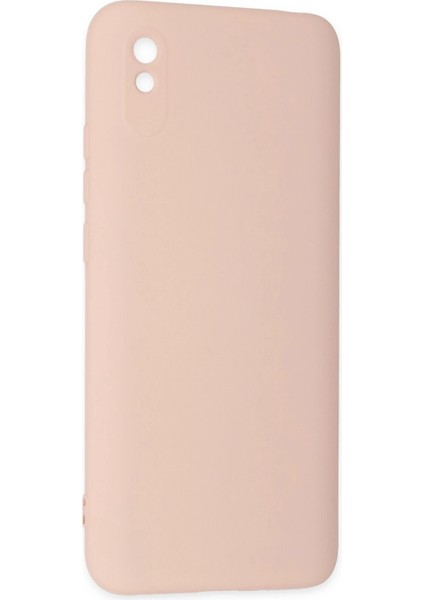 Xiaomi Redmi 9A Kılıf Nano Içi Kadife Silikon - Pudra Arbkd modelleri