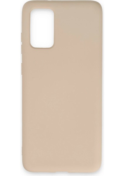 Samsung Galaxy S20 Kılıf Nano Içi Kadife Silikon - Pudra Arbkd