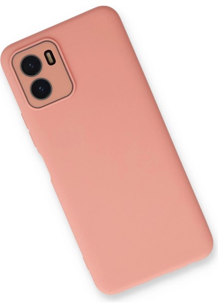 Vivo Y15S Kılıf Lansman Glass Kapak - Pembe Arbkd modelleri