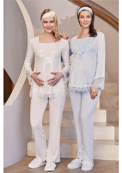 By Mecit 1820 Lohusa Pijama Takımı
