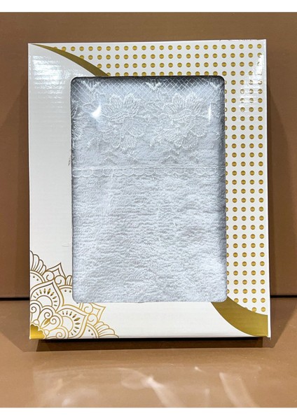 Güpürlü Çeyizlik Pamuk El Yüz Havlusu 50X90 Bej fiyatları