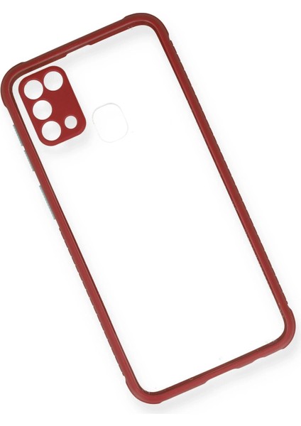 Samsung Galaxy M31 Kılıf Miami Şeffaf Silikon - Fuşya Arbkd modelleri