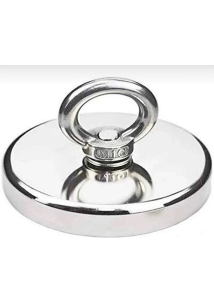 Magnet Fishing 80MM Askılı Güçlü Büyük Neodyum Pot Mıknatıs, Kurtarma Mıknatısı