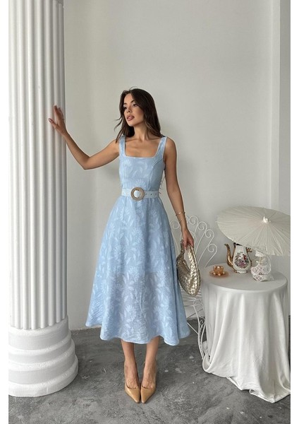 Bebe Mavi Kuplu Uzun Elbise modelleri