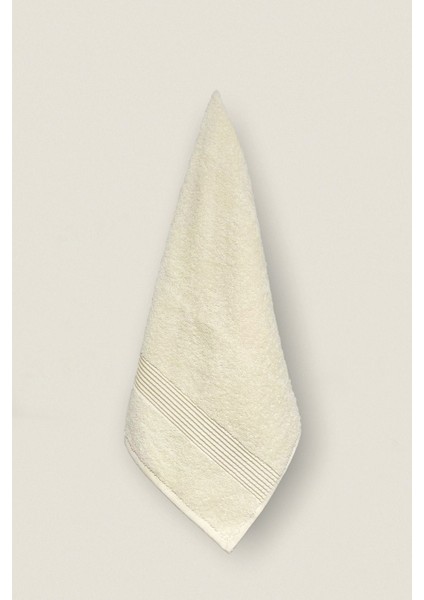 4'lü Pamuk Banyo Havlusu Seti, 50X90/70X140, Krem Kahverengi, Çeyizlik, Yüksek Kalite