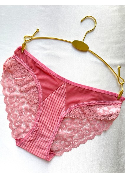 Dantelli Pembe Külot