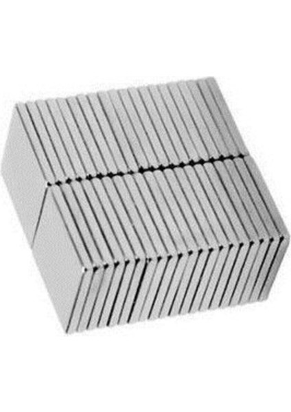 Neodyum Mıknatıs Kare 10X10X1MM Çap - 25 Adet