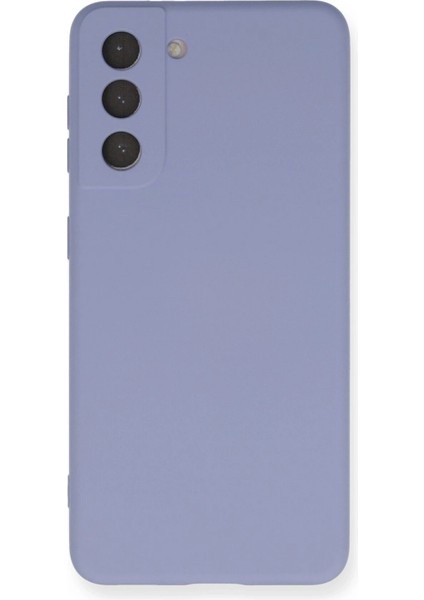 Samsung Galaxy S21 Kılıf Nano Içi Kadife Silikon - Lila Arbkd