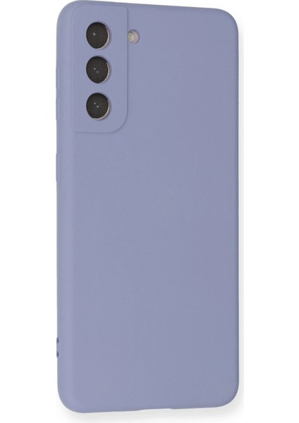 Samsung Galaxy S21 Kılıf Nano Içi Kadife Silikon - Lila Arbkd fiyatları