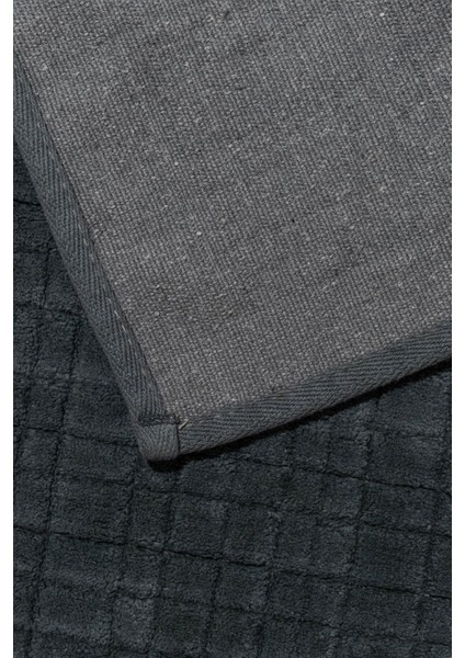 Ekose Desenli 2'li Pamuk Banyo Paspas Seti, Siyah, Yumuşak ve Şık Tasarım fiyatları