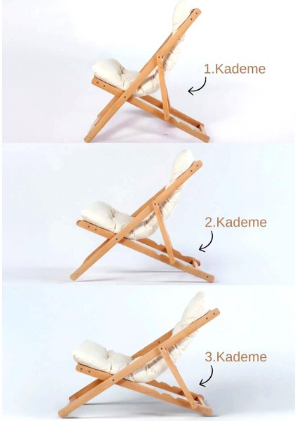 3 Kademeli Minderli Şezlong ve Sehpa Seti-Mavi indirimleri