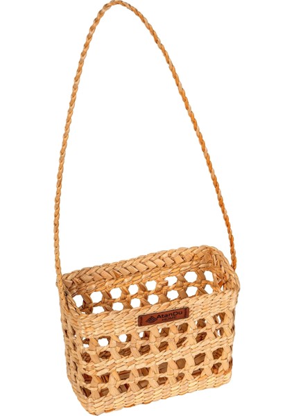 %100 El Yapımı Doğal Hasır Mini Kol Çantası | 16X13X7 cm | Askılı – Çocuk & Kadın Çanta – Bohem Tarz – Yazlık Kol Çantası fırsatları