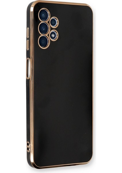 Samsung Galaxy A13 4g Kılıf Volet Silikon - Siyah Arbkd