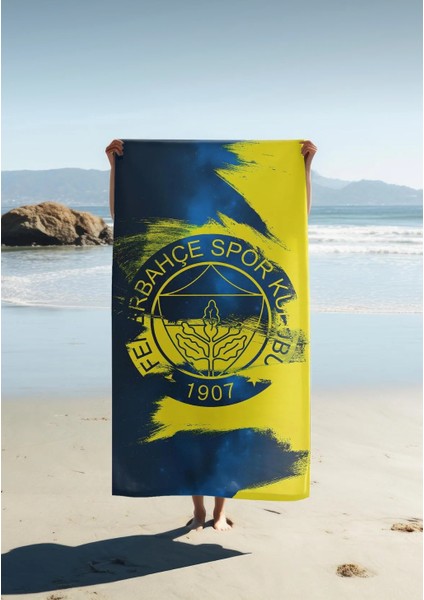 Fenerbahçe ~ Desenli Deniz Havuz Plaj Havlusu Peştemal 80X160CM