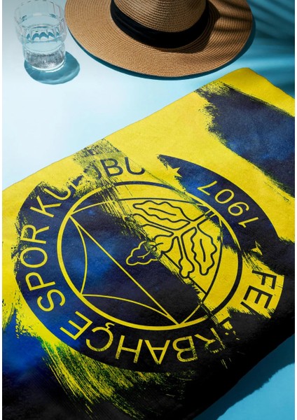 Fenerbahçe ~ Desenli Deniz Havuz Plaj Havlusu Peştemal 80X160CM indirimleri
