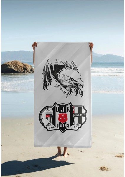 Beşiktaş - Deniz Havuz Plaj Havlusu Peştemal 160X80CM Pamuklu Kumaş