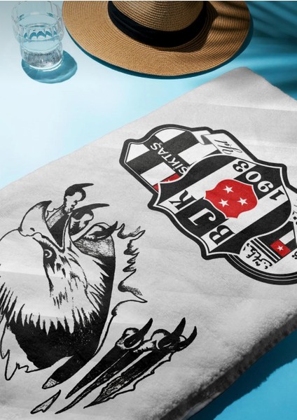 Beşiktaş - Deniz Havuz Plaj Havlusu Peştemal 160X80CM Pamuklu Kumaş indirimleri