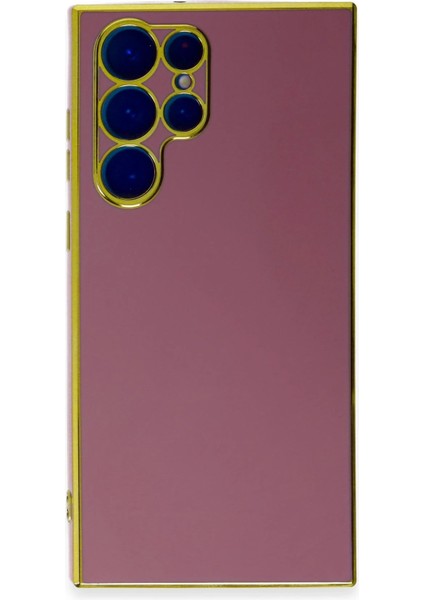 Samsung Galaxy S22 Ultra Kılıf Volet Silikon - Kırmızı Arbkd