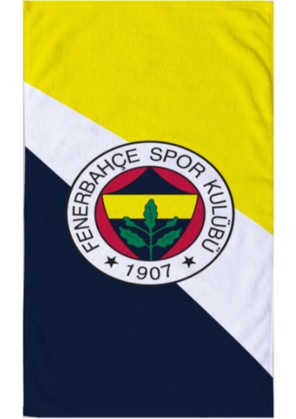 Çok Renkli Spor Takım Logolu Plaj Havlusu, Şık ve Rahat Kullanım