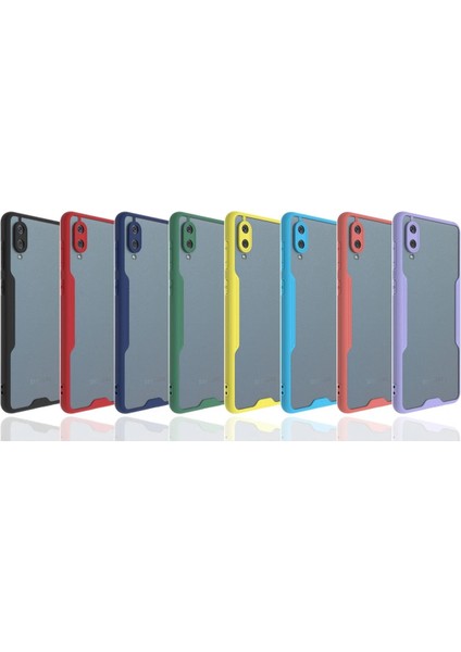 Samsung Galaxy A02 Kılıf Platin Silikon - Mavi Arbkd fiyatları